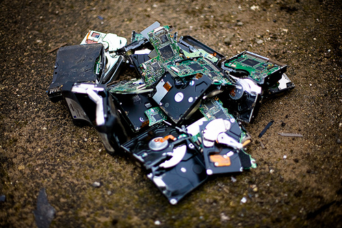 broken hard disks